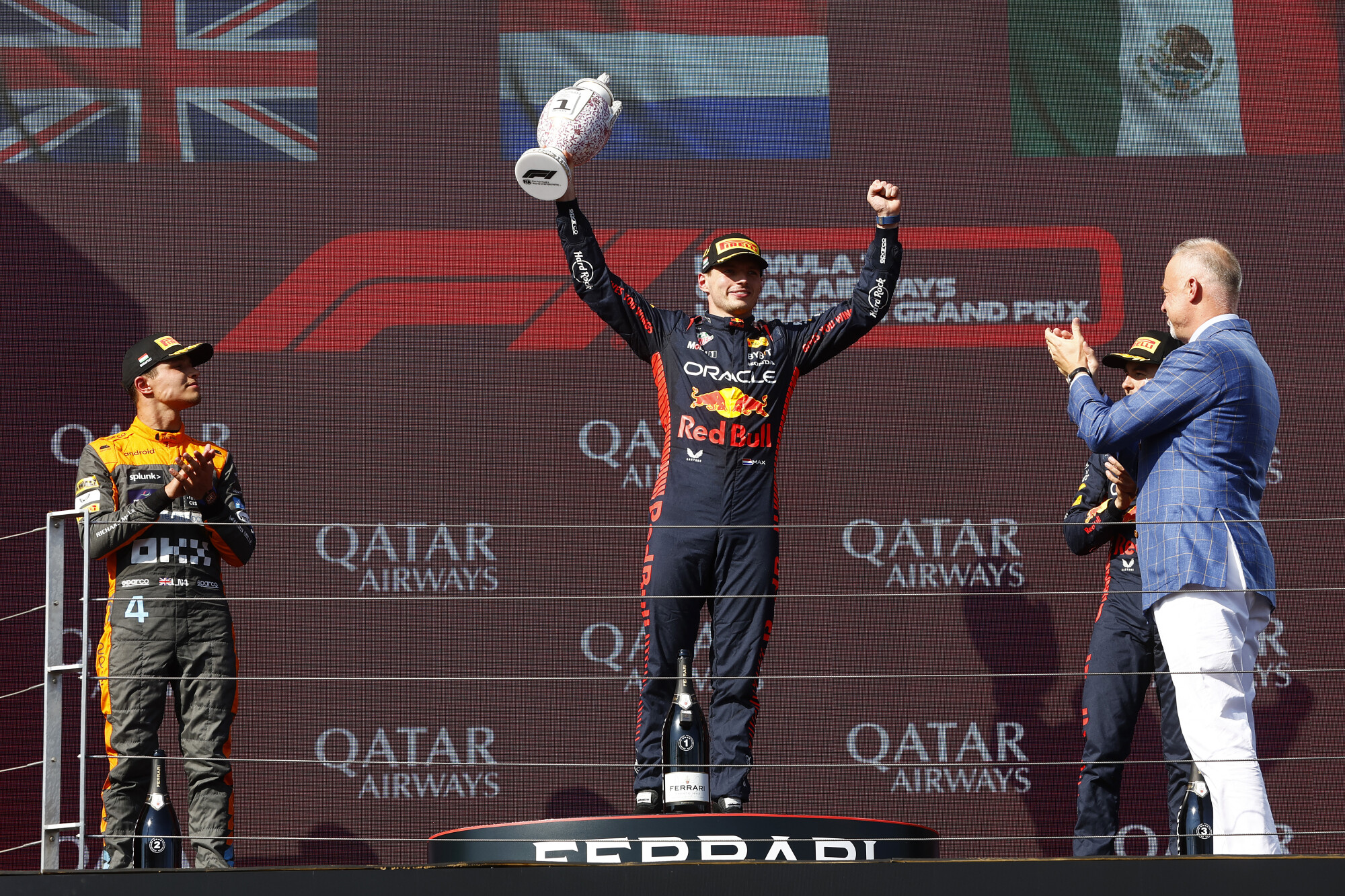 Verstappen in Hongarije op podium