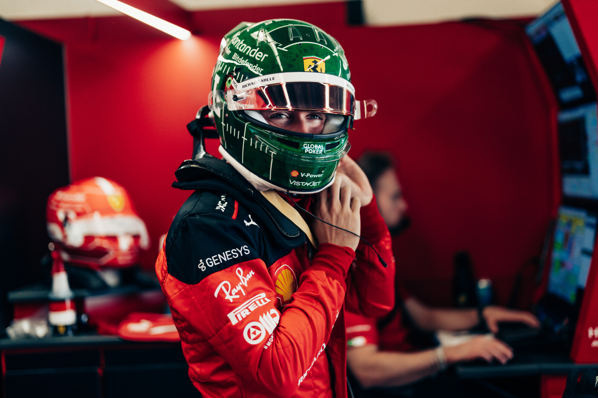 Leclerc helm Austin 2023