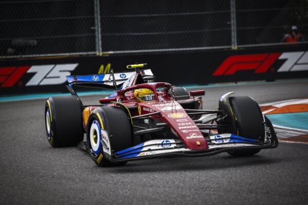 Lewis Hamilton auto, Miami, 2025