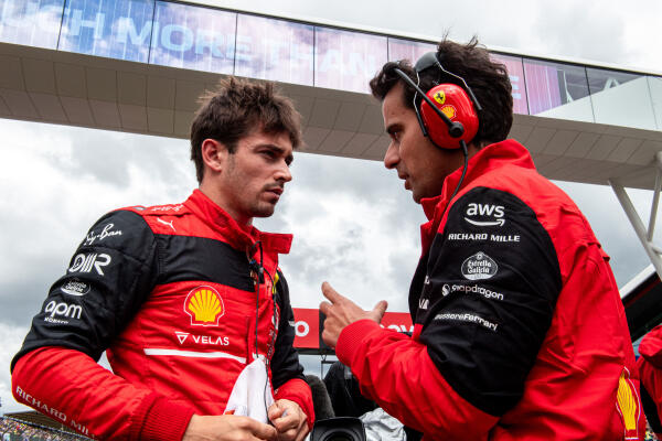 Charles Leclerc na afloop Silverstone