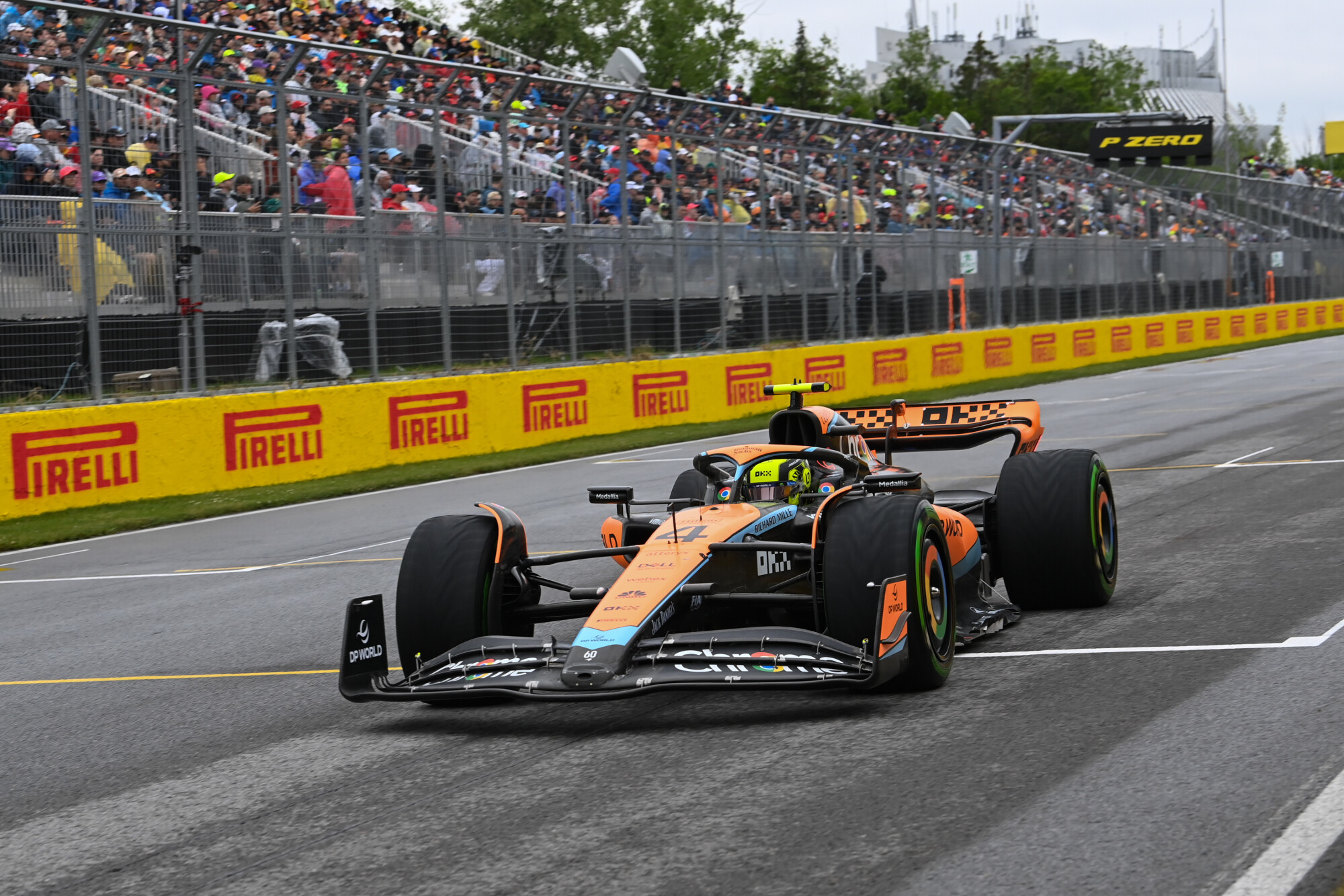Lando Norris zaterdag Canada 2023