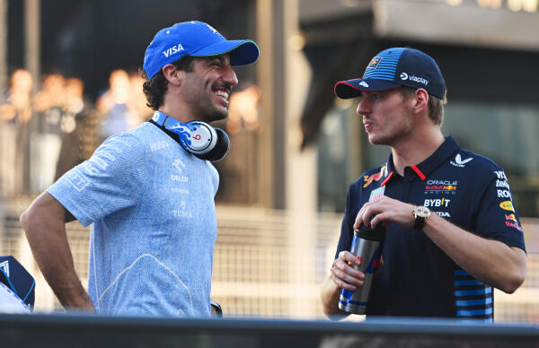 Daniel Ricciardo en Max Verstappen Singapore