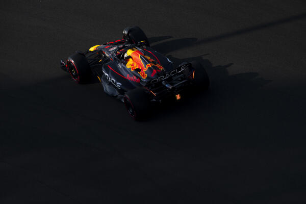Max Verstappen zaterdag Abu Dhabi 2022