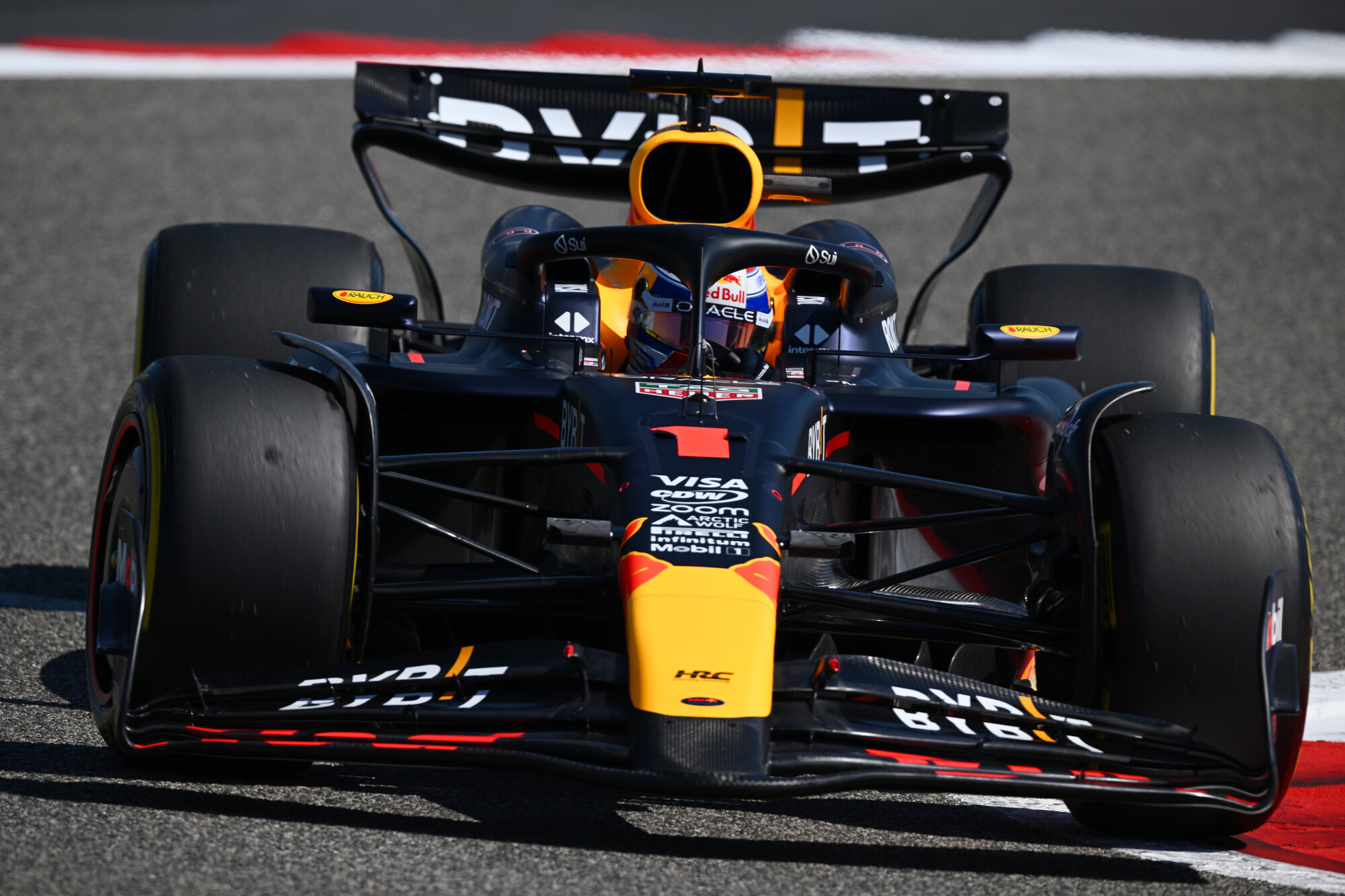 Max Verstappen RB20 testdagen Bahrein