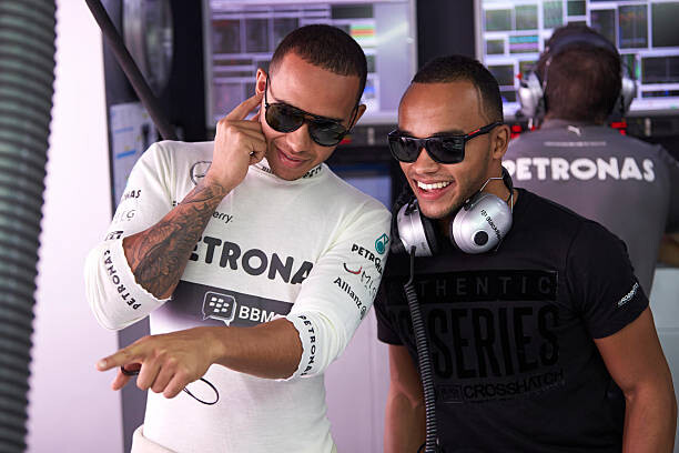 Nicolas Hamilton & Lewis Hamilton