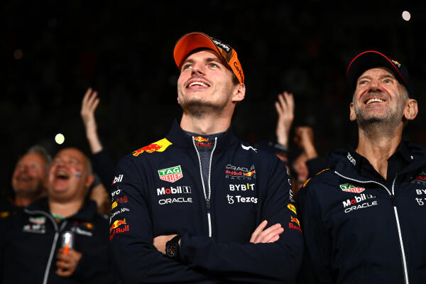 Max Verstappen met Adrian Newey Japan