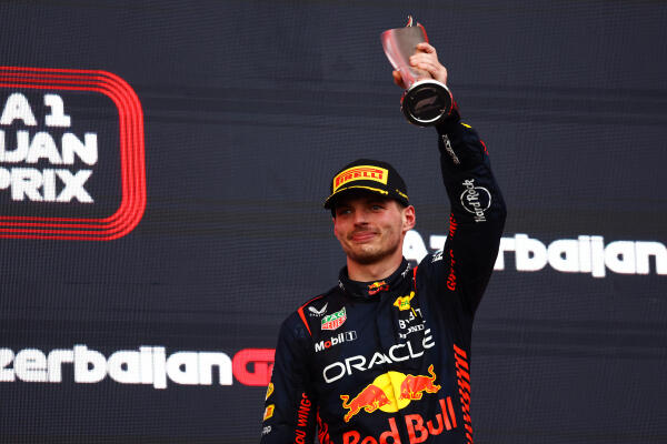 Verstappen podium Baku 2023