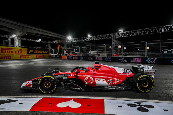 Charles Leclerc vrijdag Las Vegas 2023