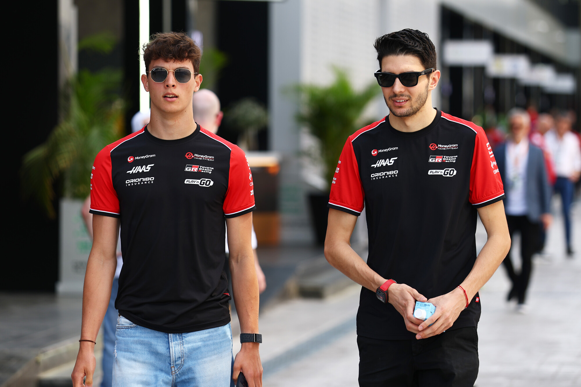 Oliver Bearman Esteban Ocon Jeddah 2025