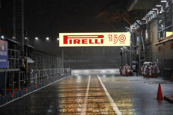 Pirelli regen in Singapore