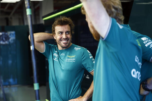 Fernando Alonso vrijdag Miami 2023