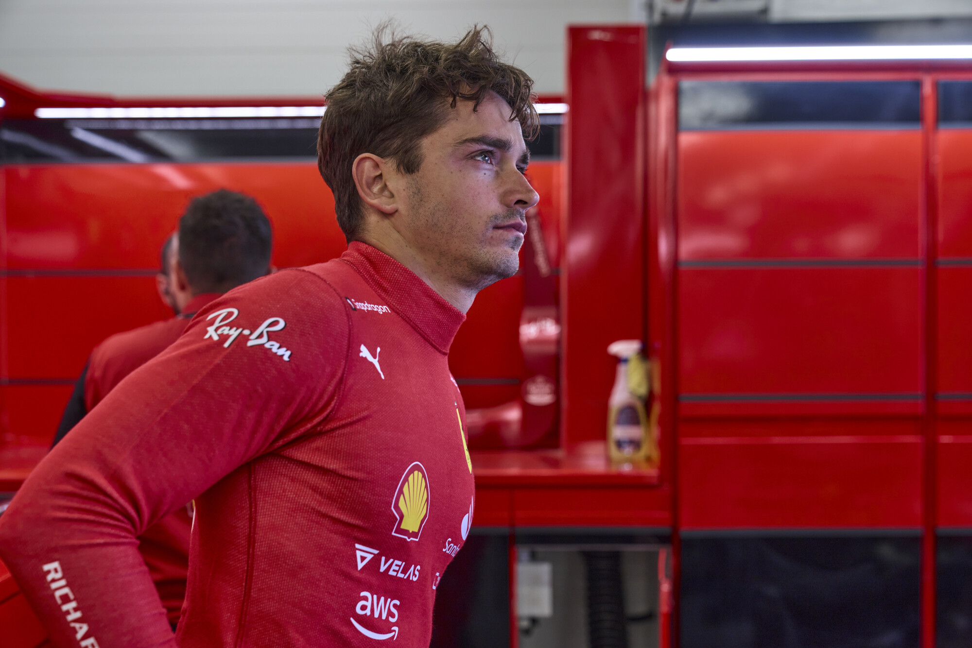 Charles Leclerc Azerbeidzjan vrije training