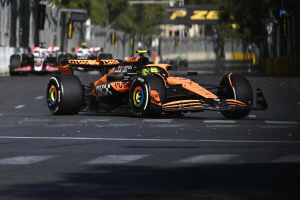 Bakoe Lando Norris zondag 2024