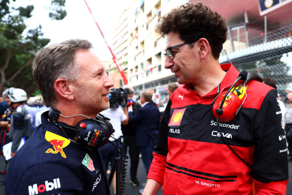 Christian Horner Mattia Binotto Monaco
