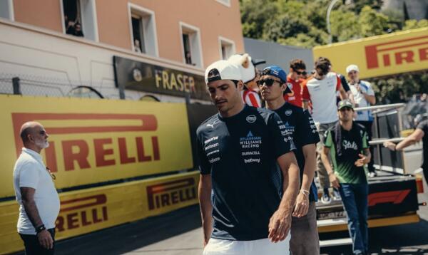 Carlos Sainz en Alex Albon Monaco 2025