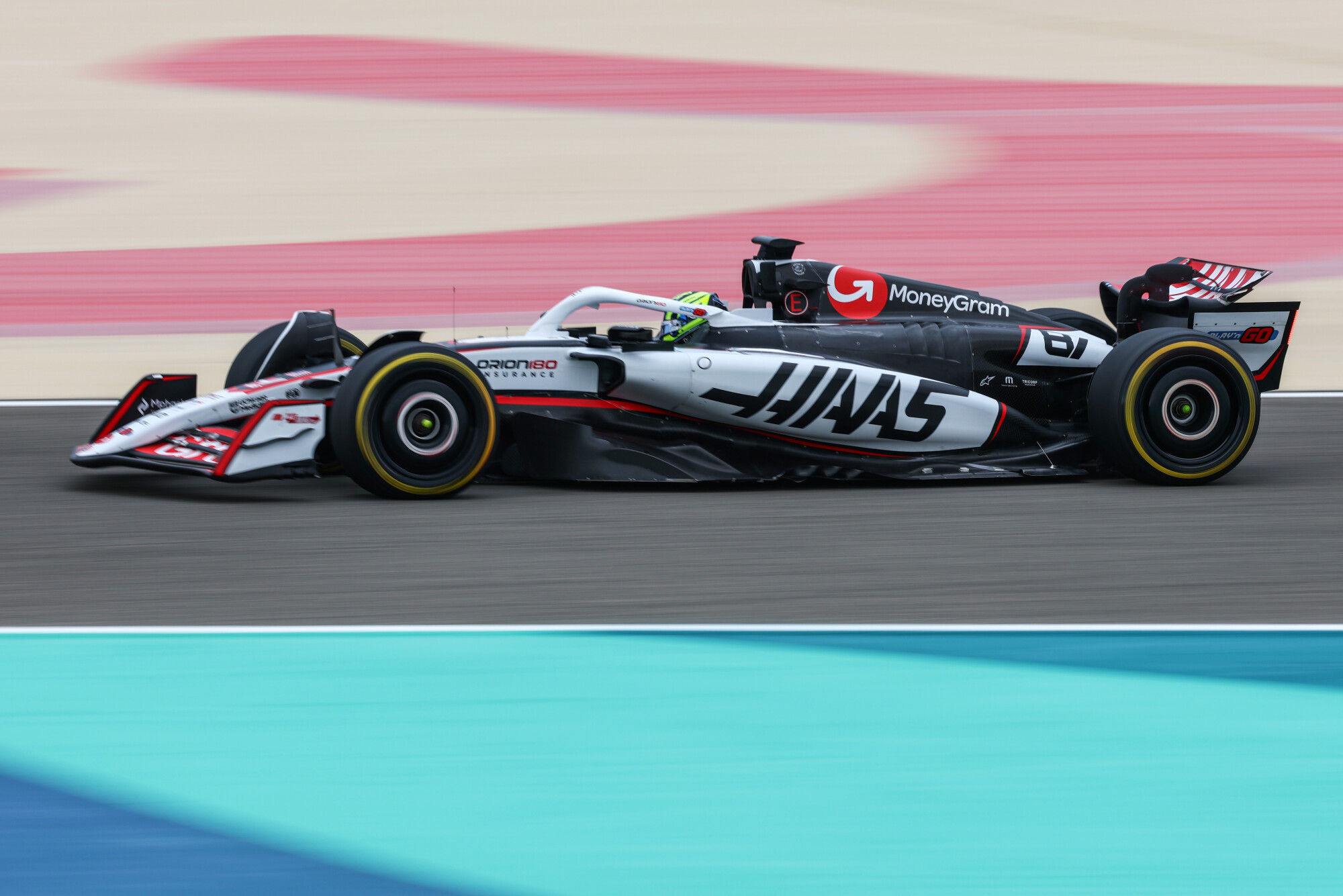Haas Oliver Bearman Testdag Bahrein 2024