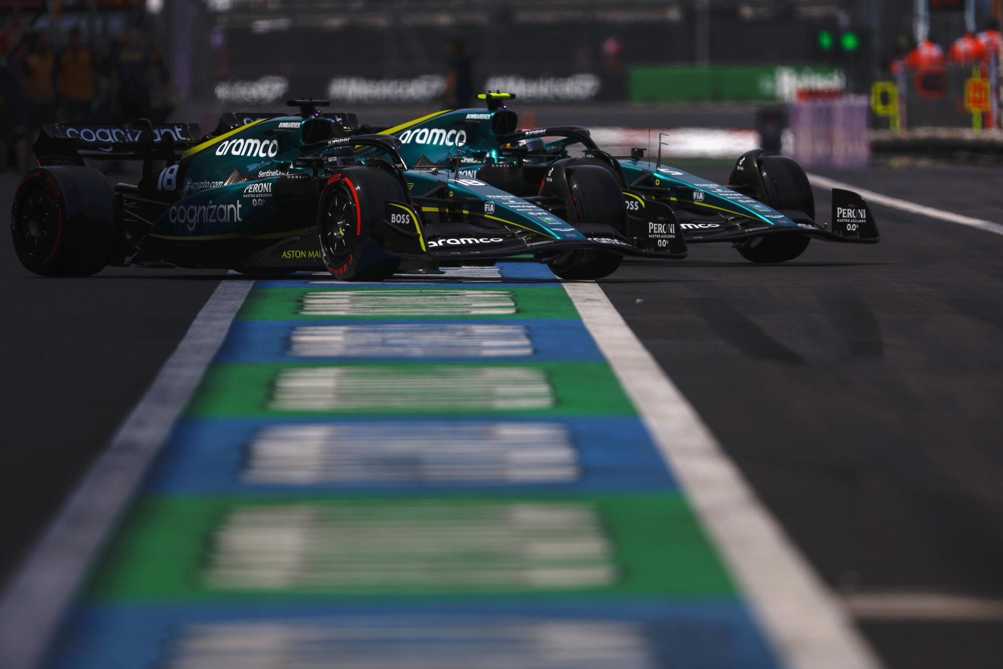 Aston Martin zaterdag Mexico 2022