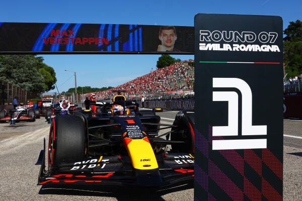 Max Verstappen GP Imola eerste