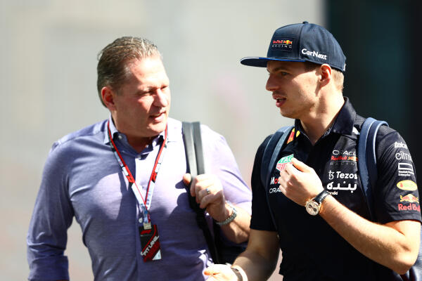 Jos en Max Verstappen