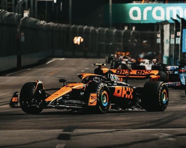 Lando Norris Singapore zaterdag 2023
