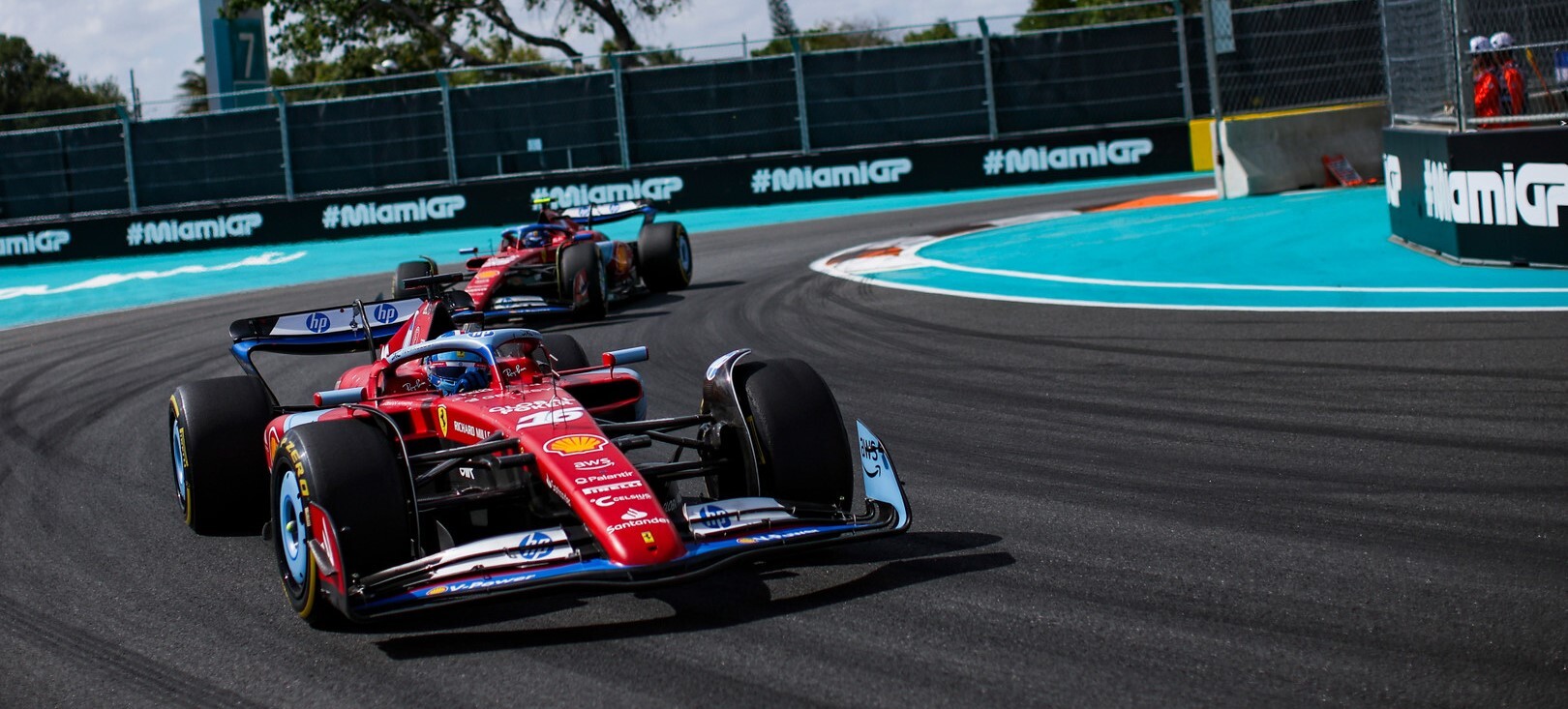 leclerc sainz miami auto 2