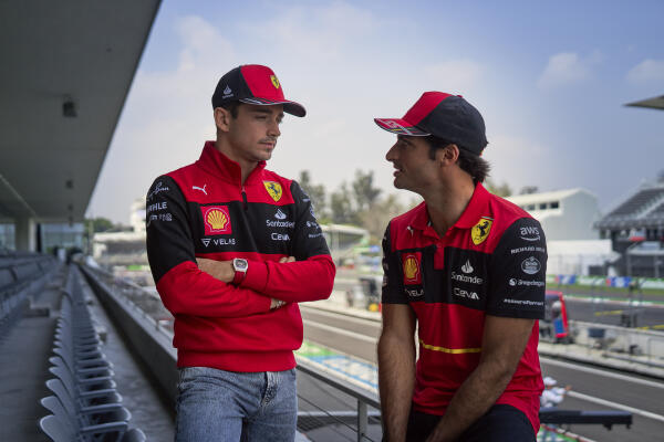 Carlos Sainz Charles Leclerc Mexico