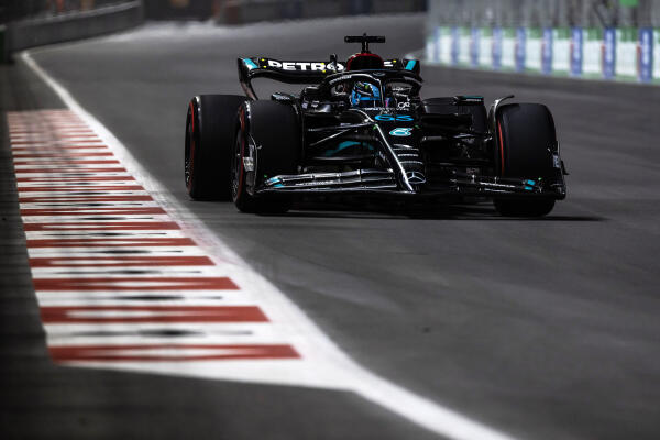 George Russell Mercedes Las Vegas 2023