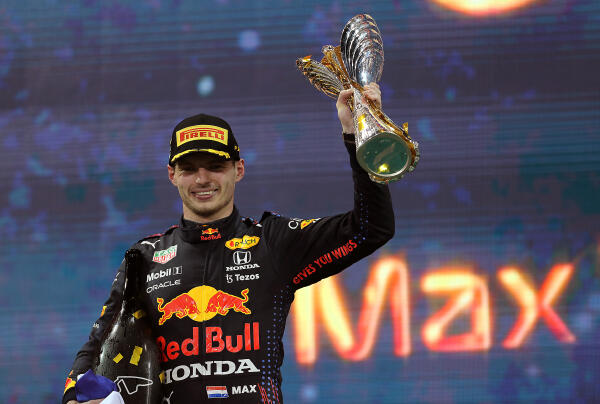 Max Verstappen Abu Dhabi 2021 kampioen