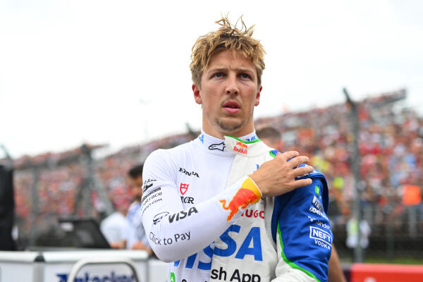 Liam Lawson grid zondag Hongarije 2025