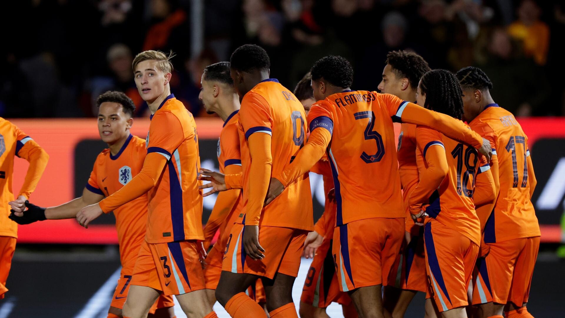 Uitzwaaiwedstrijd Jong Oranje Groningen